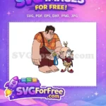 Free Sad Ralph Free Giving Medal Wreck it Ralph Free SVG - Instant Download