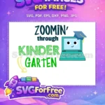 Free Graduation Cap Free Smiling Laptop Kindergarten Free SVG - Instant Download
