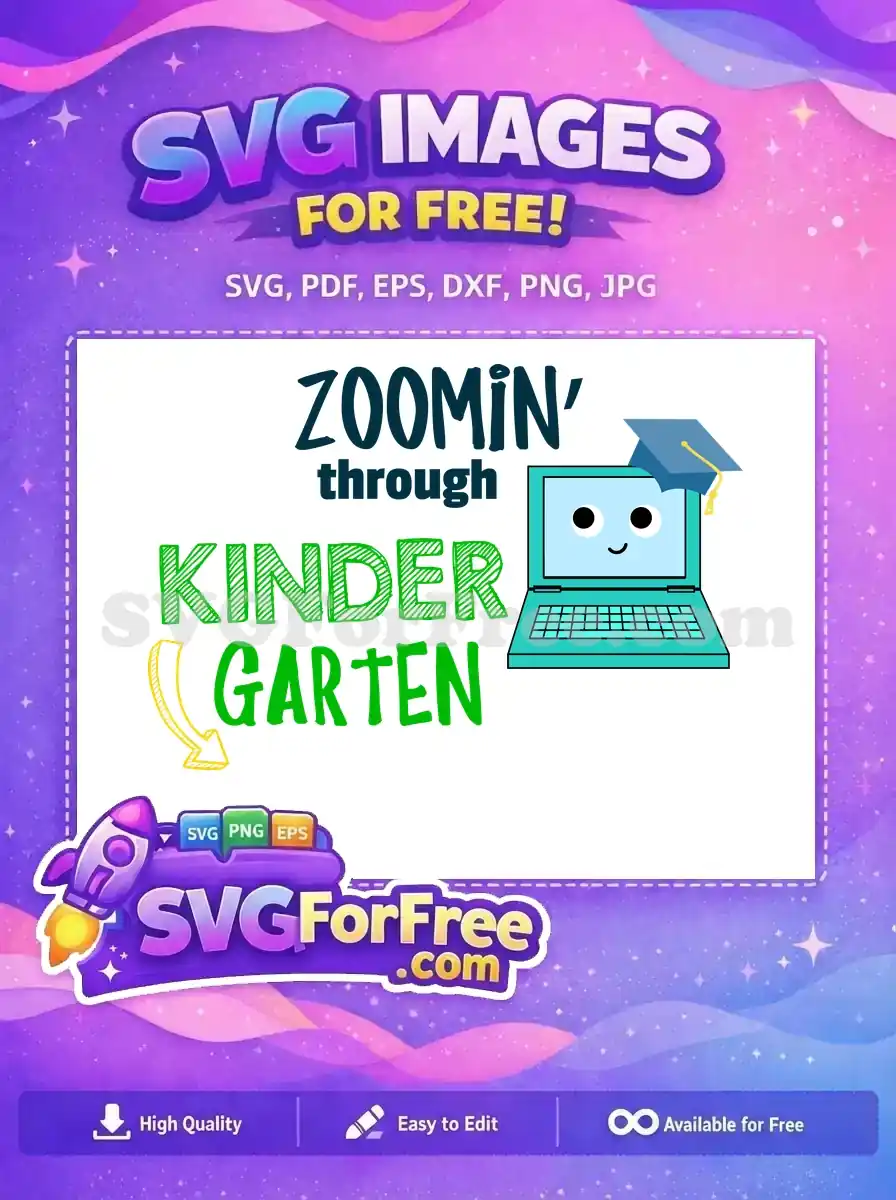 Free Graduation Cap Free Smiling Laptop Kindergarten Free SVG