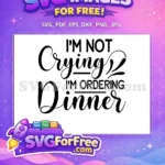 Free Funny Baby Crying Free Bold Black Onesie Free SVG - Instant Download