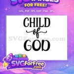 Free Bold Lettering Free Religious Theme Baby Quote Free SVG - Instant Download