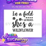 Free Wildflower Script Design Free Black Rose Graphics Baby Quotes Free SVG - Instant Download