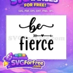 Free Fierce Free black heart arrow Baby Quotes Free SVG - Instant Download