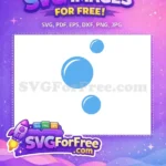 Free Blue Bubbles Free Shiny Round Baby Shark Party Free SVG - Instant Download