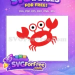 Free Happy-Red Free Big-Eyed Baby Shark Party Free SVG - Instant Download