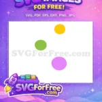 Free Colorful Yellow Green Free Purple Characters Baby Shark Party Free SVG - Instant Download
