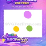 Free Purple Yellow Green Free Colorful Party Baby Shark Party Free SVG - Instant Download