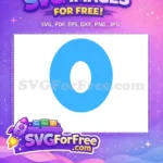 Free Blue Ocean Free Cute Circle Shape Baby Shark Party Free SVG - Instant Download