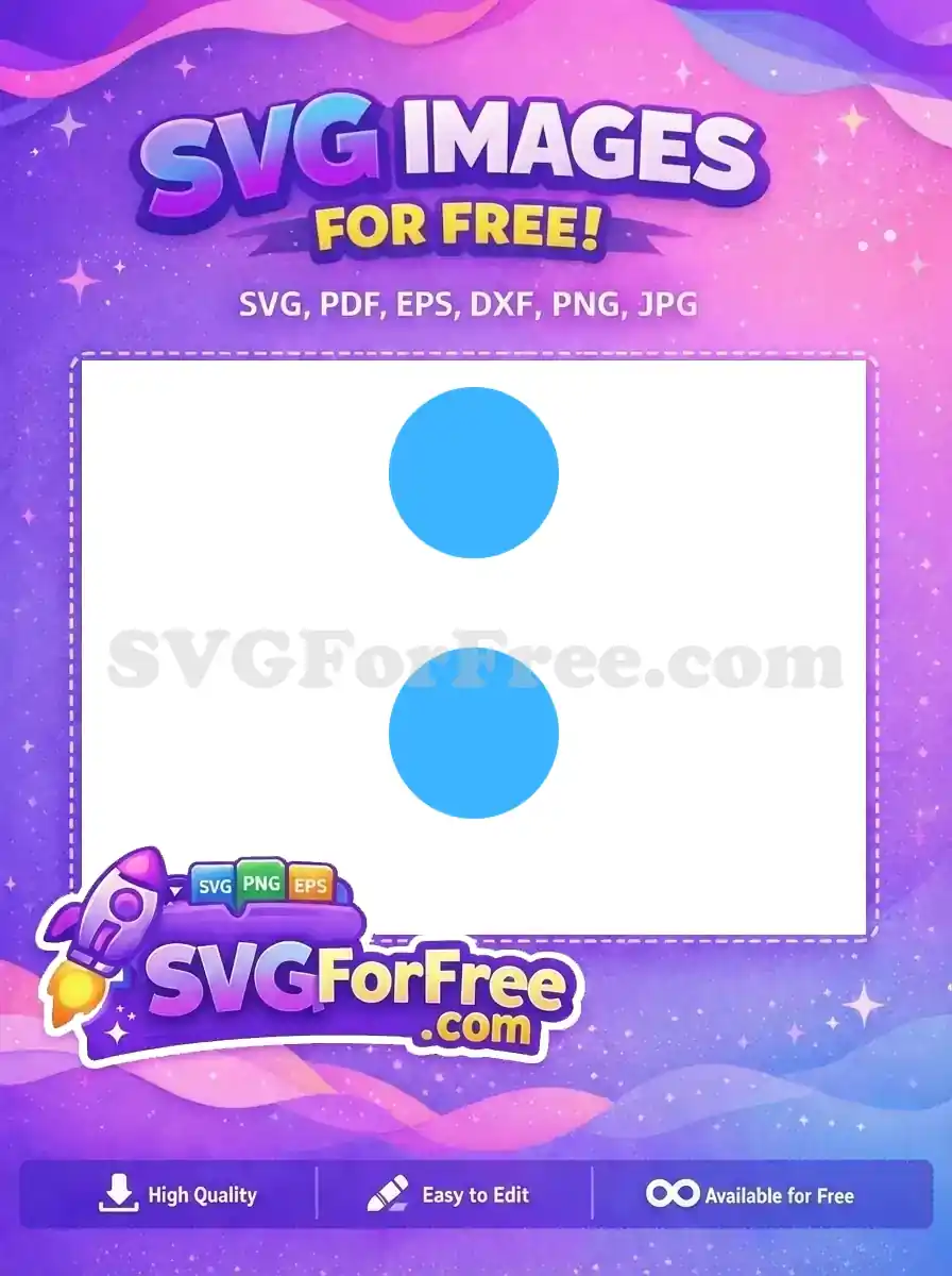 A free design featuring two distinct light blue circles, ideal for modern graphics and digital projects. Download now!