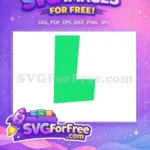 Free Cute Green Shark Free Joyful Ocean Character Baby Shark Party Free SVG - Instant Download