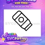 Free Outline Baby Bottle Free Minimalist Icon Baby Shower Free SVG - Instant Download