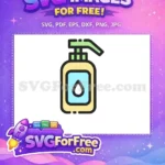 Free Green Pump Free Blue Teardrop Baby Shower Free SVG - Instant Download
