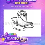 Free cute baby sleeping Free moon stars Baby Shower Free SVG - Instant Download