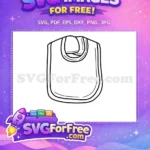 Free Cute Sleeping Baby Free Pink Blue Rattle Baby Shower Free SVG - Instant Download