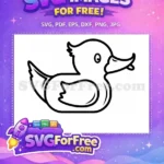 Free Sweet Baby Elephant Free Balloon Cloud Baby Shower Free SVG - Instant Download