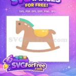 Free Brown Rocking Free Green Yellow Baby Shower Free SVG - Instant Download