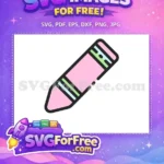 Free Cute Pink Crayon Free Green Blue Bands Baby Shower Free SVG - Instant Download