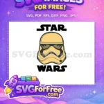 Free Stormtrooper Free Beige Helmet Star Wars Free SVG - Instant Download
