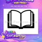 Free Detailed Open Book Free Learning Education Symbol Back To School Free SVG - Instant Download