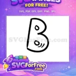 Free Black Bubbly Free Smiling Back To School Free SVG - Instant Download