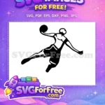 Free Dynamic Jumping Player Free Basketball Legend Kobe Bryant Free SVG - Instant Download