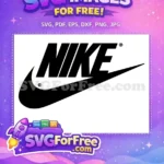 Free Black Nike Free Swoosh Logo Kobe Basketball Free SVG - Instant Download