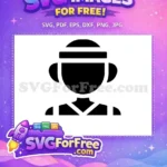 Free Player Silhouette Free V-Neck Jersey Kobe Bryant Free SVG - Instant Download