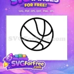 Free basketball outline Free Kobe Mamba legendary tribute Free SVG - Instant Download