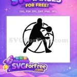 Free Dribbling Player Free Mamba Legend Kobe Bryant Free SVG - Instant Download