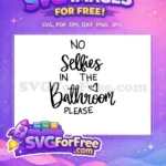 Free Handwritten Funny Quote Free Black Script Heart Bathroom Quotes Free SVG - Instant Download