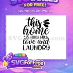 Free Heart Detail Free Laundry Bathroom Quote Decor Free SVG - Instant Download