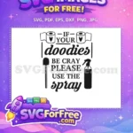 Free Funny Doodies Free Toilet Essentials Bathroom Quote Free SVG - Instant Download