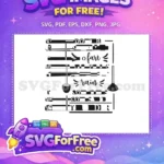 Free Funny Fart Quote Free Plunger Design Black Bathroom Decor Free SVG - Instant Download