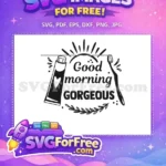 Free Morning Affirmation Free Toothbrush Toothpaste Bathroom Quotes Free SVG - Instant Download