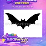 Free flying bats Free eerie silhouettes Batman theme Free SVG - Instant Download