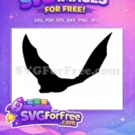 Free Dynamic Flying Free Black Silhouette Dark Knight Free SVG - Instant Download
