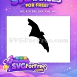 Free Flying Bats Free Creepy Halloween Decoration Free SVG - Instant Download