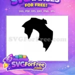 Free Spooky Flying Free Halloween Night Bats Silhouette Free SVG 1 - Instant Download