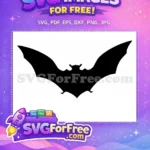 Free Flying Bats Free Spooky Halloween Dark Knight Free SVG - Instant Download