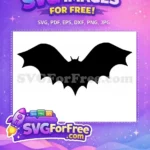 Free Dark Knight Free Flying Silhouette Batman Free SVG - Instant Download