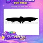 Free Dark Flying Free Creepy Scary Bats Silhouette Free SVG - Instant Download