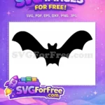 Free Flying Bats Free Spooky Halloween Gothic Decor Free SVG - Instant Download