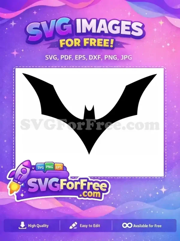 A completely black, minimalist free SVG design, ready for your creative projects. This versatile blank canvas awaits your unique ideas.