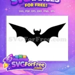 Free Dark Flying Bats Free Gothic Flight Gotham Free SVG - Instant Download