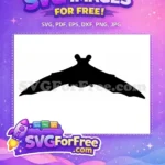 Free Flying Bats Free Creepy Flying Halloween Free SVG - Instant Download