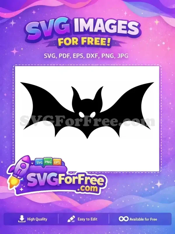 Free design of two bold white cartoon eyes on a stark black background, ideal for superhero or creature themes. Download this free SVG now!