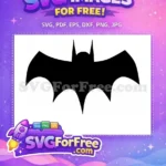 Free Spooky Flying Free Halloween Night Bats Silhouette Free SVG 3 - Instant Download