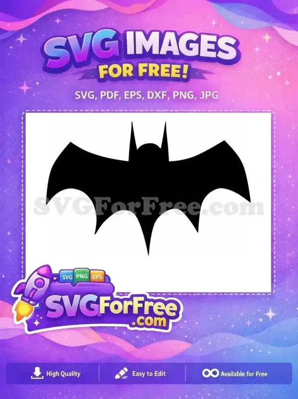 A free design, this versatile black SVG offers a blank canvas for limitless creative projects. Download your free vector now!