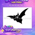 Free White Spooky Mask Free Triangle Element Design Halloween Free SVG - Instant Download