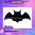 Free Black Silhouette Free Dark Knight Batman Free SVG - Instant Download